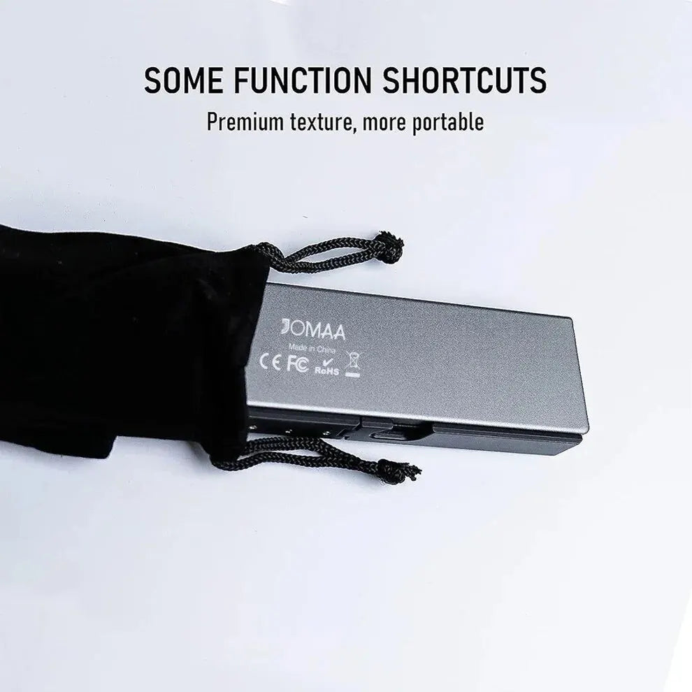Foldable Bluetooth Keyboard with Stand - Black